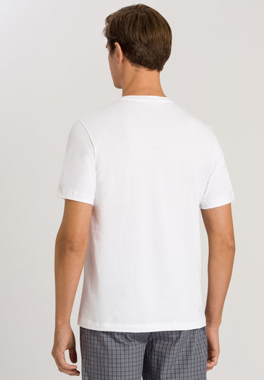 75051 Living Shirts Short Sleeve V-Neck Shirt - 101 White